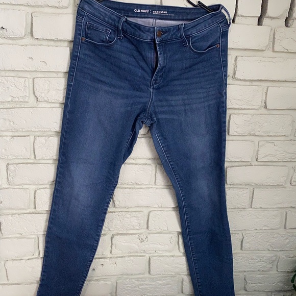 Old Navy Blue Skinny Jeans Classic Denim Style - Picture 1 of 4